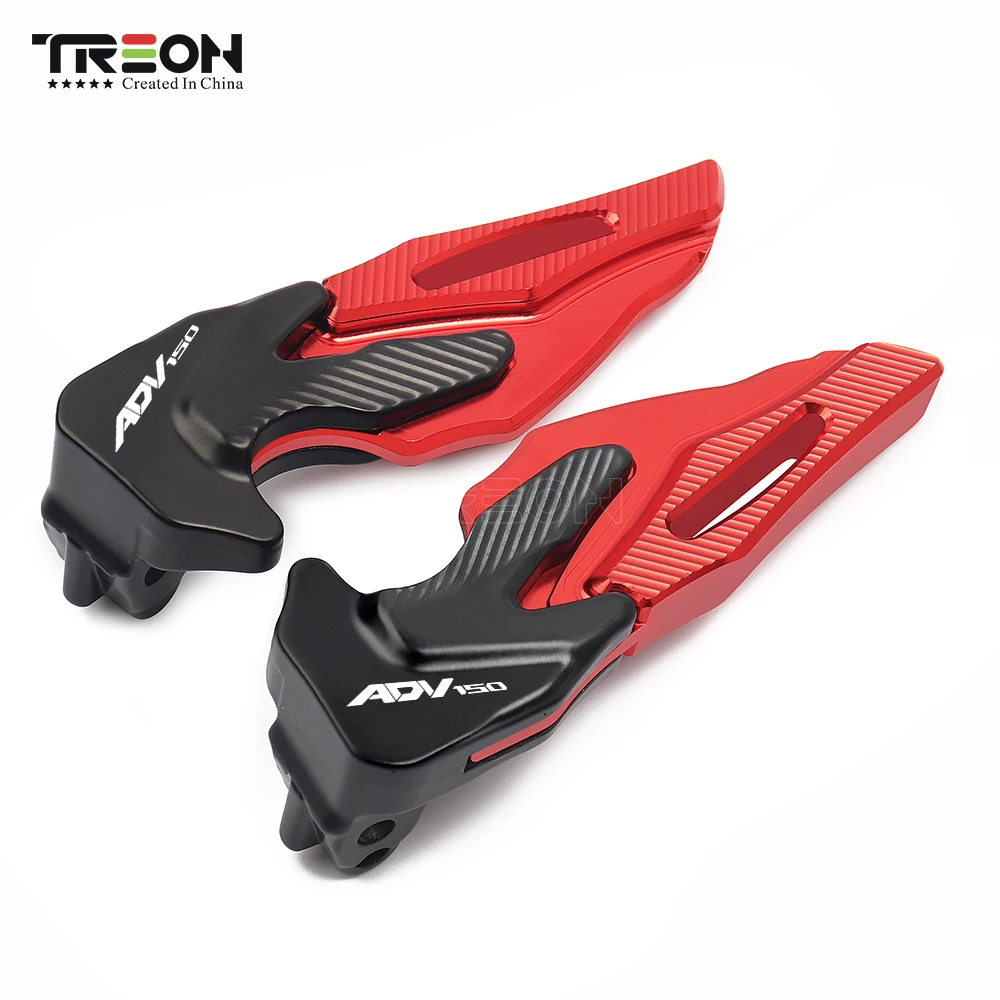 

For Honda ADV150 ADV 150 2019 2020 Motorcycle CNC Rear Passenger Foot Pegs Footrest Mount Bracket Footpegs Pedal Accessories