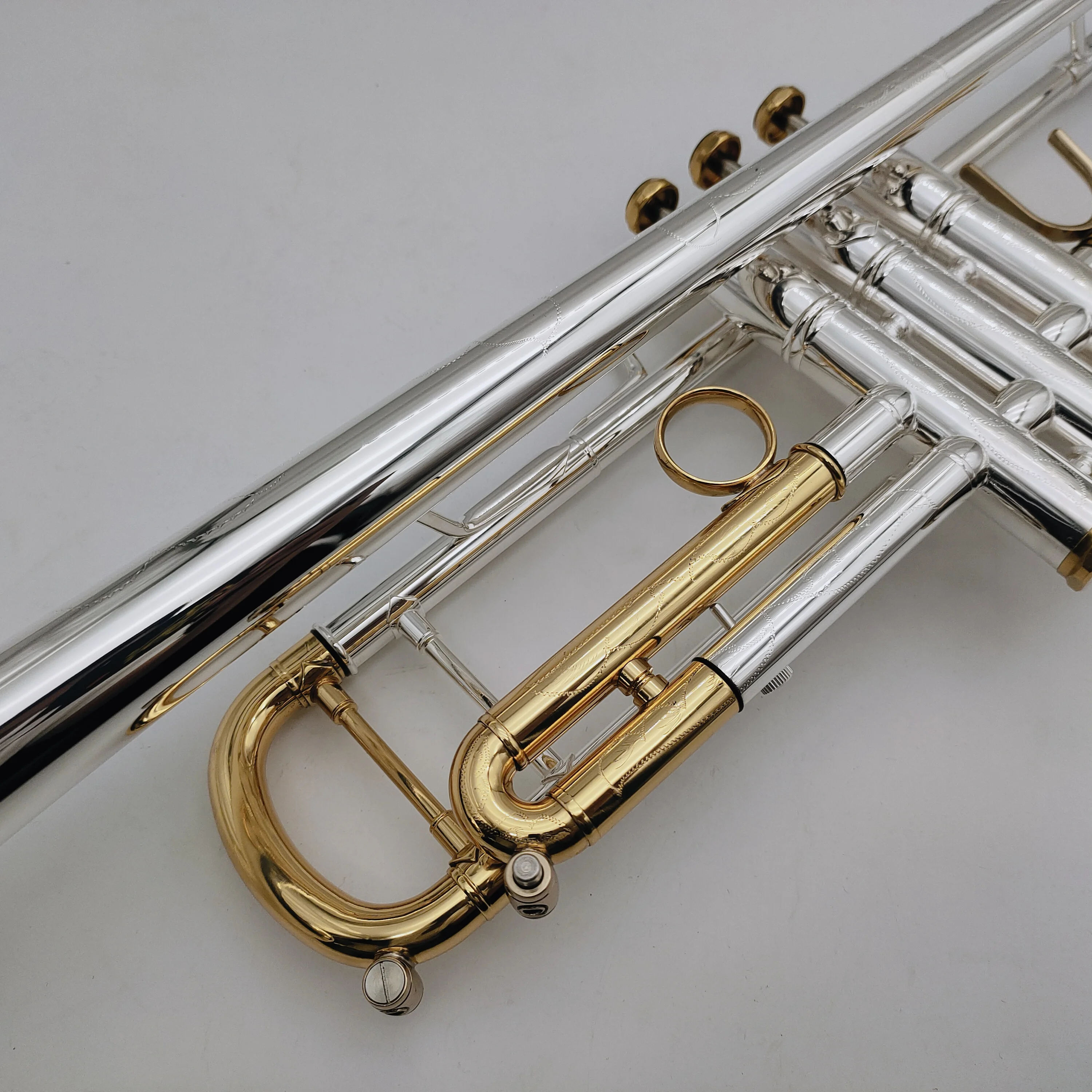 Горячая Распродажа искусственная труба B плоская Посеребренная