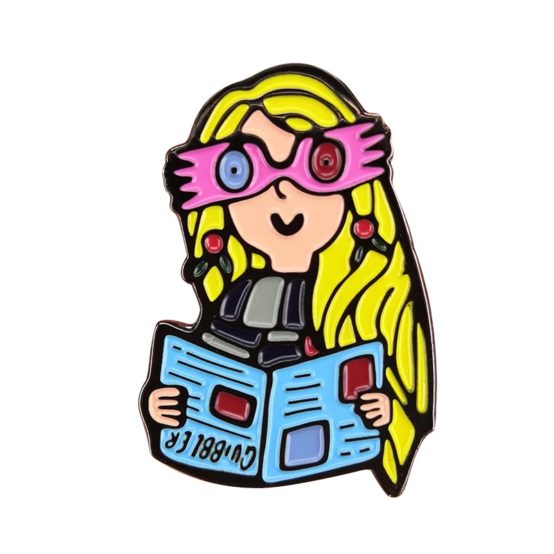 Luna Katie Abey Enamel Pin lovegood cute gift for those who adore this girl
