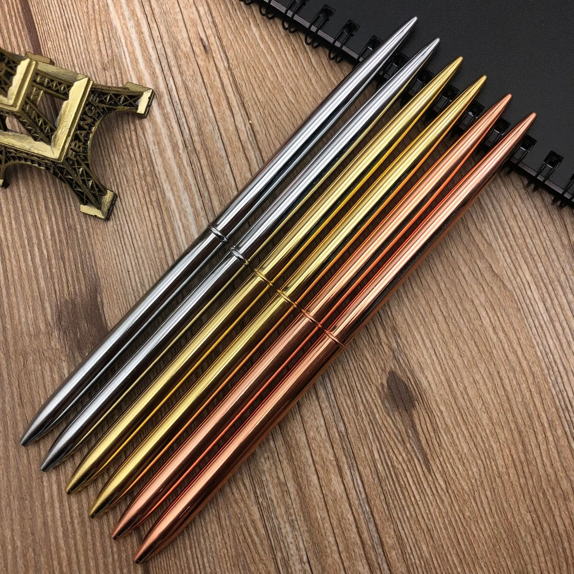 Роскошные качественные металлические тонкие ручки 0 7 мм пополнение золотого