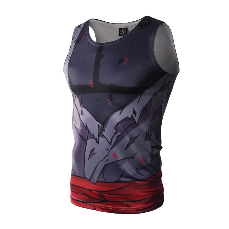 

Bodybuilding 3D Printed Tank Tops Men Vest Compression Shirt Male Singlet Anime Cosplay Tees Summer Sleeveles Fitness Tops Male