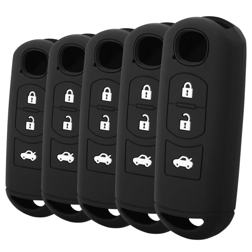 Силиконовые ключи обложка чехол брелока Дистанционного Управления для MAZDA 2 3 5 6 CX