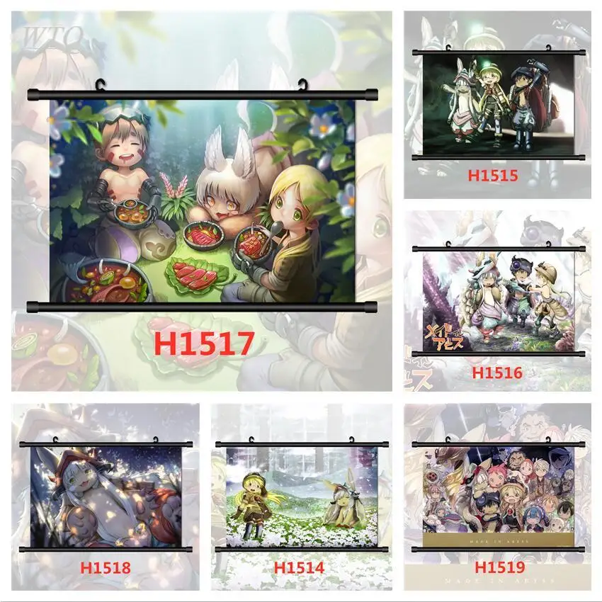 Плакаты на стену из аниме Nanachi Rico Regu Bondrewd Ouzen рисунок холсте Настенный декор