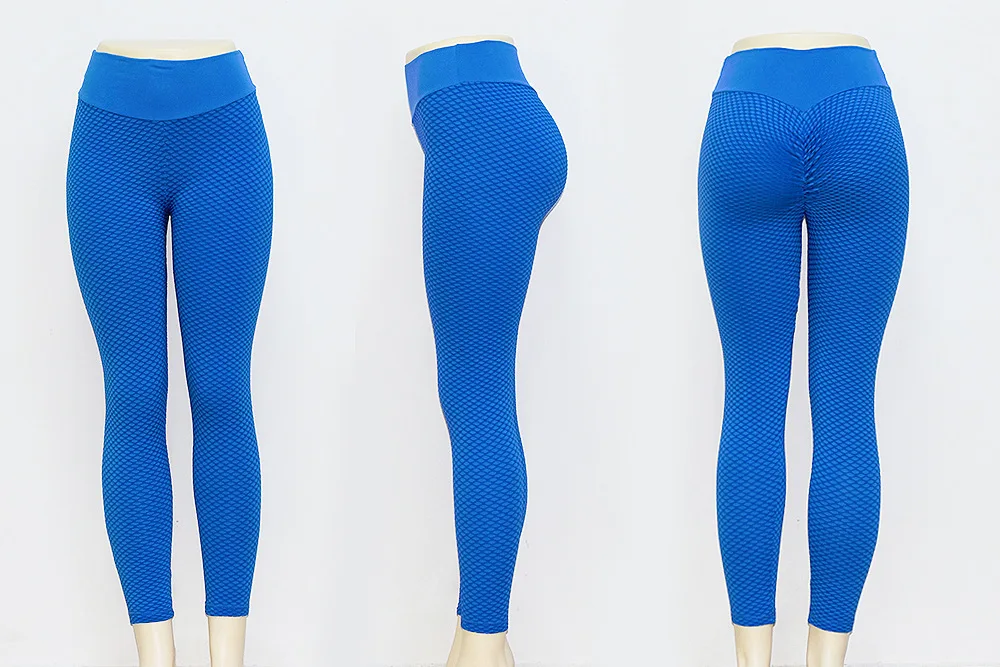NCLAGEN Women Jacquard Weave Sweat Squat Proof Mesh Seamless Knitting Scrunch Butt Leggings Yoga Pant Workout Fitness GYM Tights