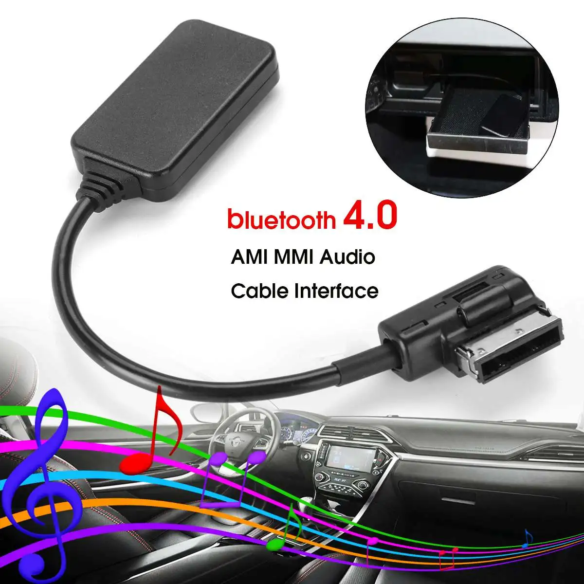

bluetooth AUX in Audio Streaming Adapter Radio Media Interface AMI MMI for MERCEDES-Benz C-CLASS E-CLASS CLS W212 S212 C207