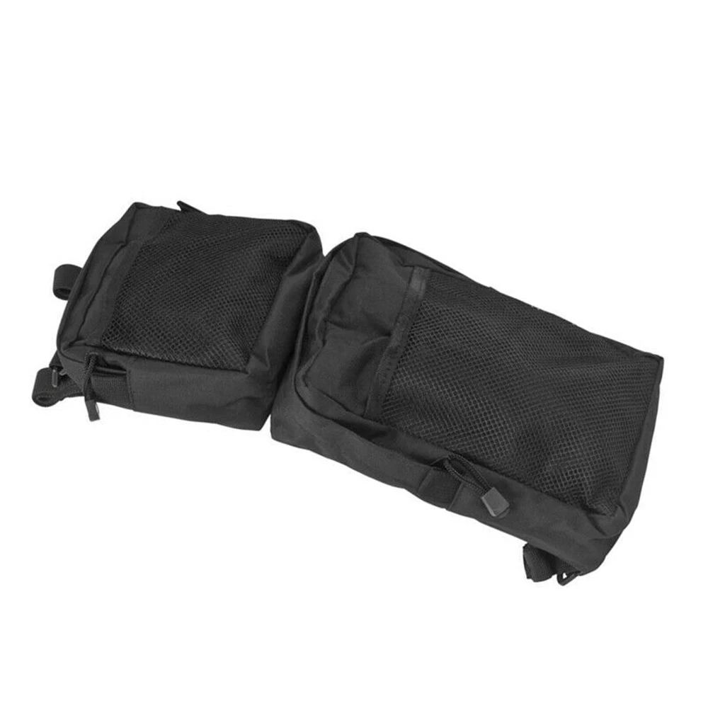 

Holder Saddle bags 1 Pair Zipper Pockets Kit Accessories Oxford cloth Carrier ATV Luggage