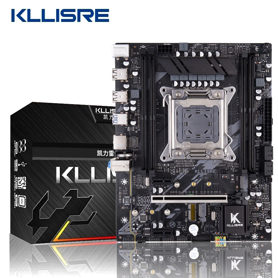 Kllisre X99 motherboard combo kit set Xeon E5 2640 V3 LGA 2011-3 CPU 2pcs X 8GB =16GB 2666MHz DDR4 memory | Компьютеры и офис