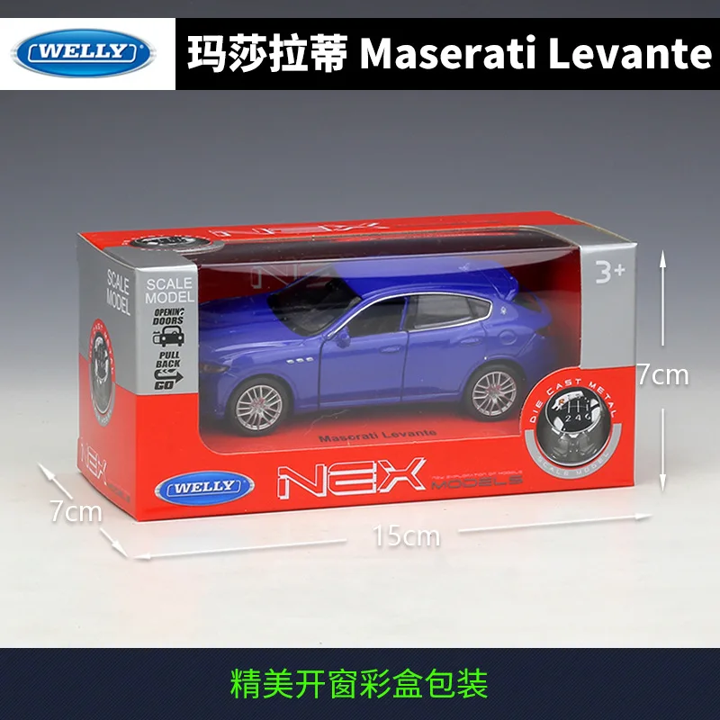

Maserati Levante WELLY Cars 1/36 Metal Alloy Diecast Model Cars Toys
