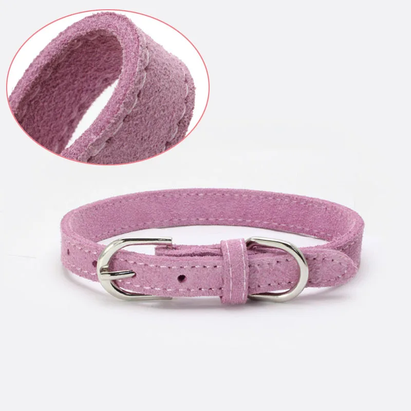 Ошейник для маленьких собак Traumdeutung из настоящей воловьей кожи