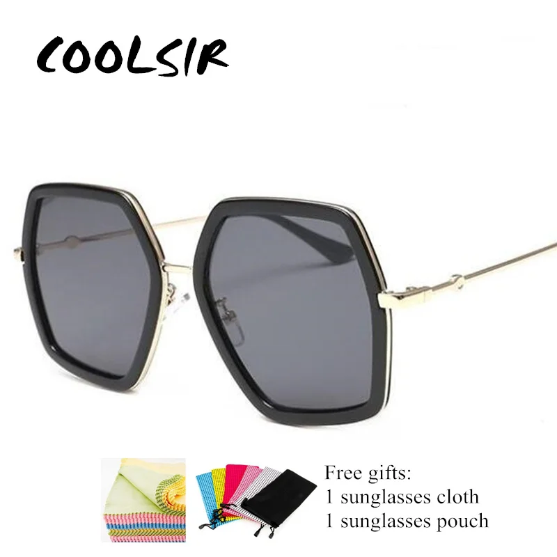 Квадратные роскошные солнцезащитные очки фирменные дизайнерские женские