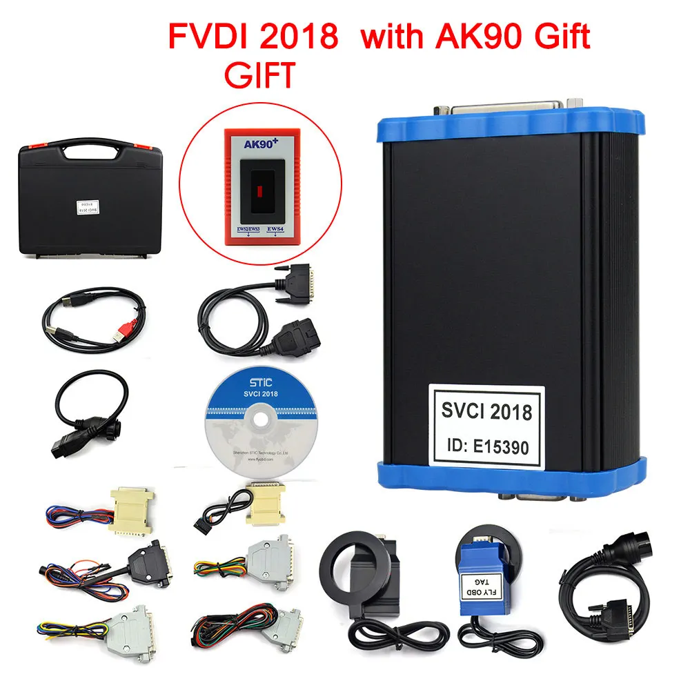SVCI SVDI FVDI ABRITES Сканер ключевой программист Чехлы FVDI и большинства функций VVDI2 для большинства автомобилей - Цвет: 2018