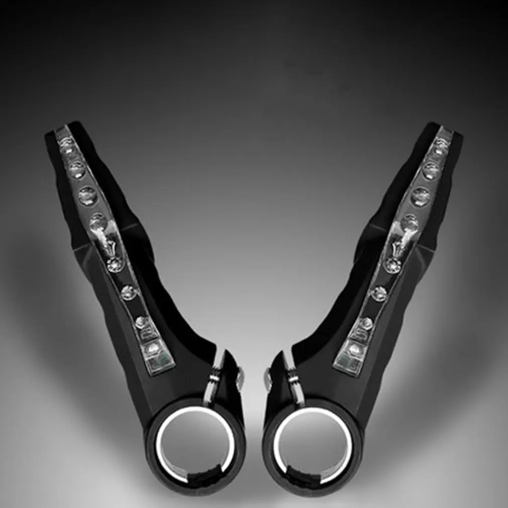 

OUTAD MTB Bicycle Handlebar LED Turn Lights Flash Light Cycling Mountain Bike Handle Bar End Night Safety Warning Lamp