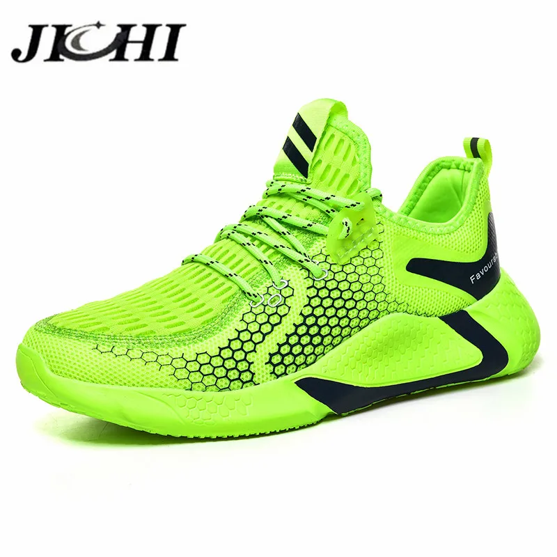 JICHI Comfortable Men's Sneaker Breathable Casual Sneakers for Men Light Lace-Up Shoes Fashion Design Zapatillas Hombre |