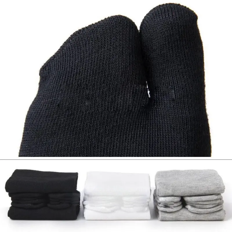 Шлепанцы сандалии с разрезами на носках носки Geta японское кимоно большим пальцем