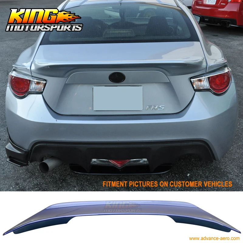 Спойлер для багажника Scion FRS Subaru BRZ подходит 13-16 Galaxy Blue ultramine # E8H Global Бесплатная