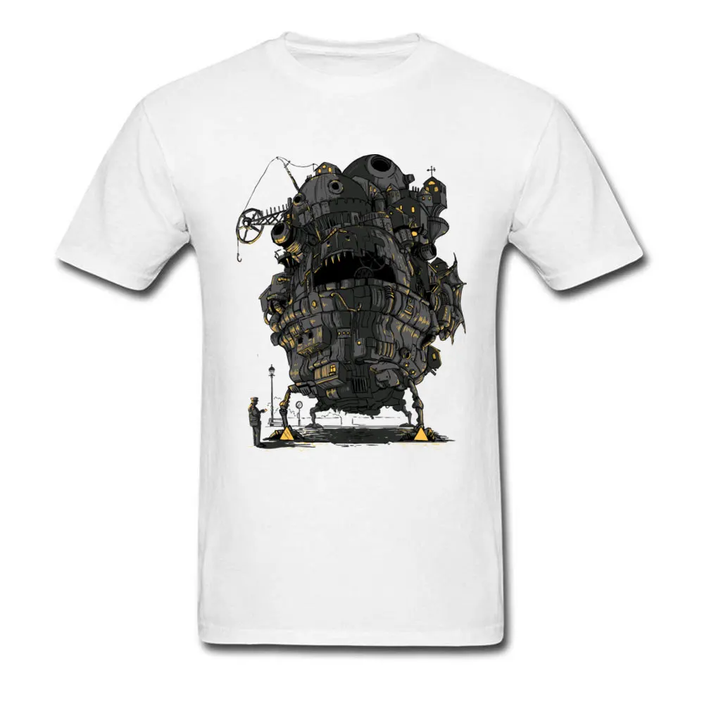 Для Мужчин's футболки Хоула зажатый замок Верхняя одежда футболка с рисунком из