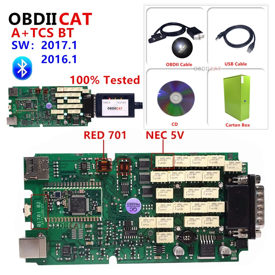 

A+ 2021.11 одноплатные новые реле VCI TCS Pro Multidiag Pro+ Bluetooth V3.0 NEC 9241A DS TCS PRO OBD2 для автомобилей/грузовиков