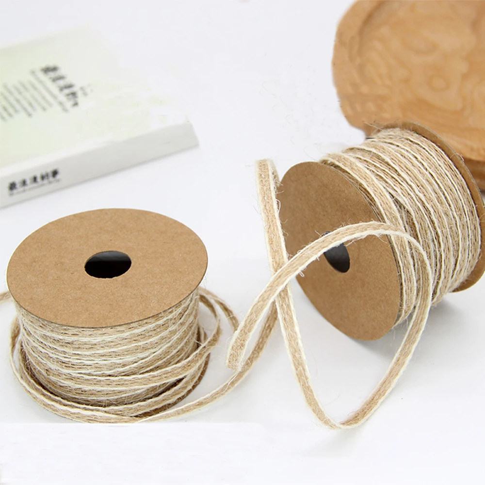 Рождественское украшение LAPHIL 10 м джутовая лента елочные Подвески украшения