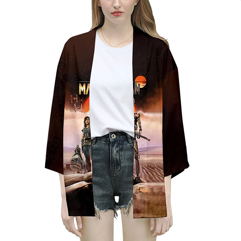 Звездные войны Мандалорианская куртка Кардиган Печатный Аниме Охотник за