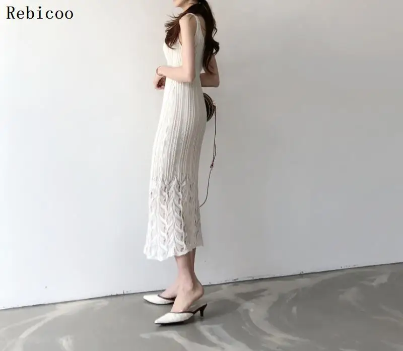 Женские длинные платья без рукавов с открытой спиной сексуальное Облегающее