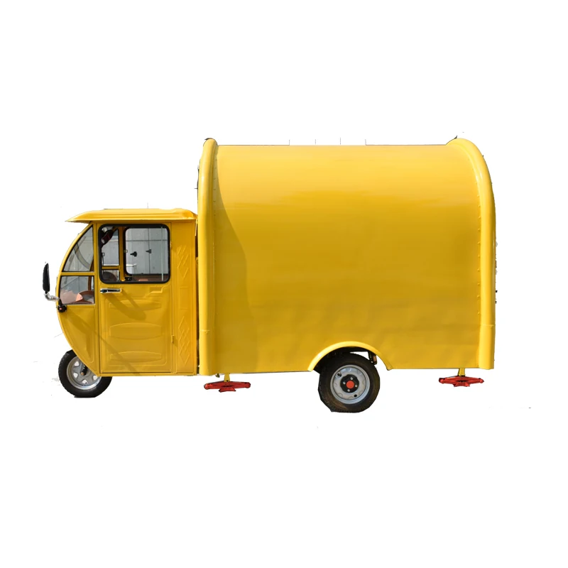 Уличная электрическая трехколесная тележка для еды/тележка еды в уличном