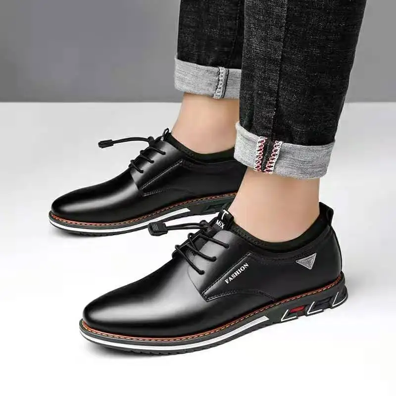 Мужские повседневные туфли из натуральной кожи, роскошные брендовые 2021 мужские лоферы, Мокасины, дышащие черные туфли без шнуровки для вожд...