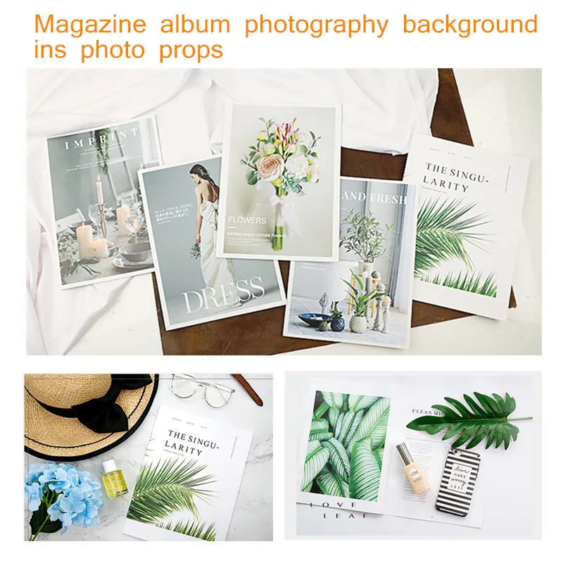 INS реквизит фотографий альбом для Журнал 28*21 см DIY Photography фоновое украшение