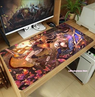 anime ishtar ereshkigal fategrand order mouse pad thicken laptop gaming mice mat table keyboard mat anti slip playmat cosplay