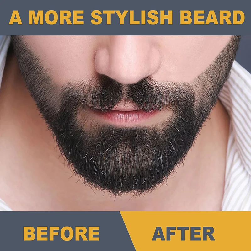 Ручка для бороды карандаш и щетка парикмахера мужские усы восстанавливающая