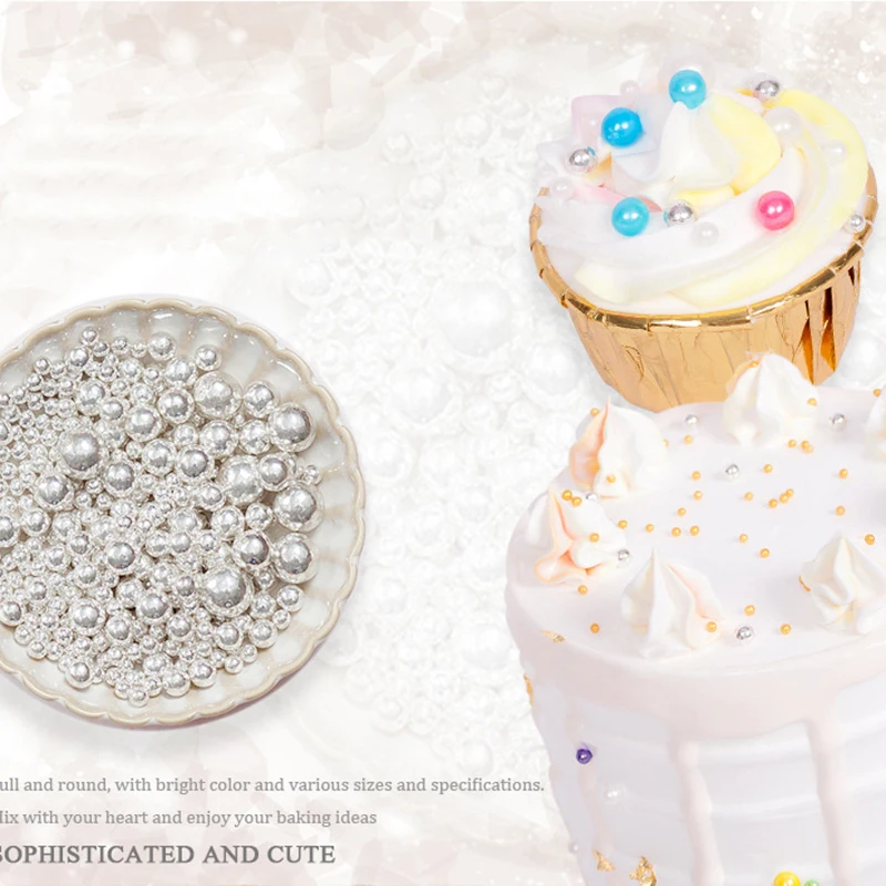 Инструменты для украшения торта 130 г цветная игла леденцы сахара серебряные