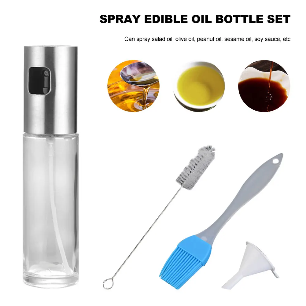 4 шт. диспенсер для пищевого масла набор кухонных кистей чистки барбекю салата