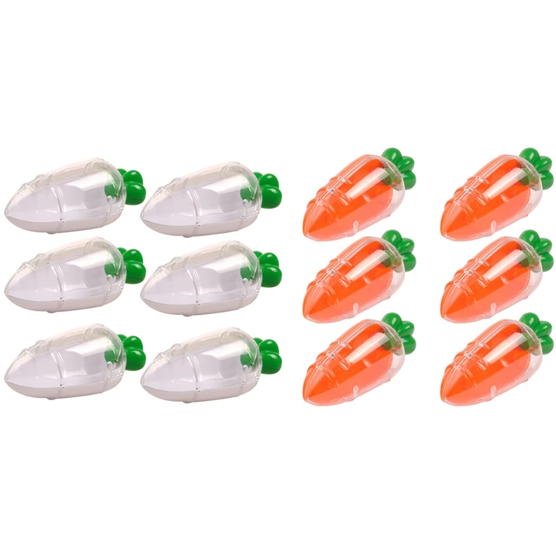 

Cartoon Carrot Shape Candy Box Plastic Mini Transparent Box Creative PS Food Storage Candy Box