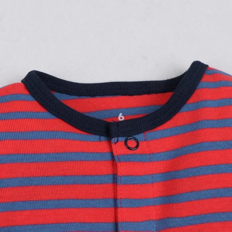 Для маленьких мальчиков и девочек Одежда для младенцев Комбинезон с короткими