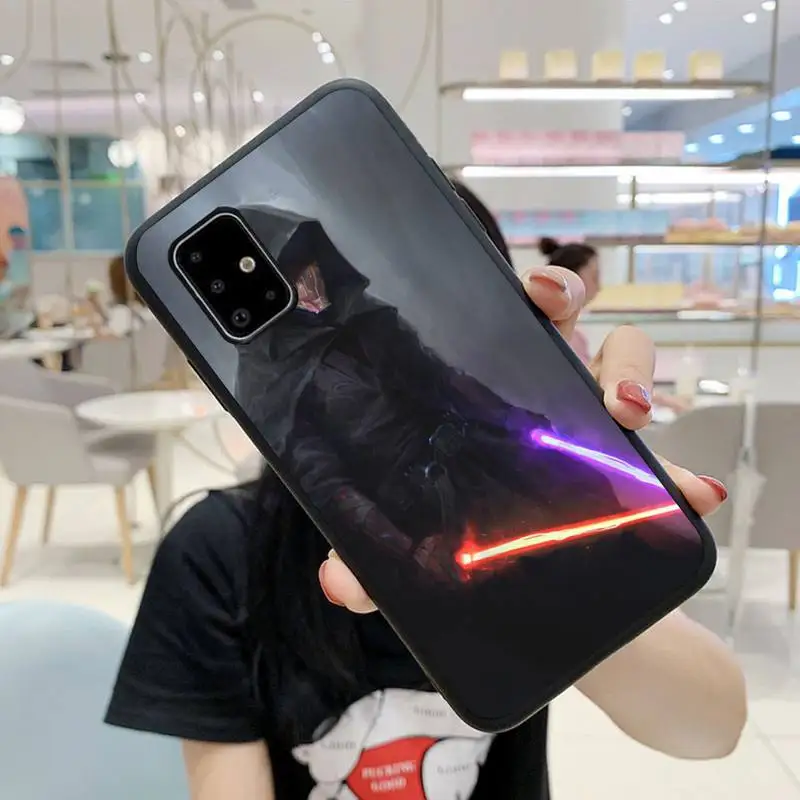 

Comics darth maul dark Bling Cute Phone Case For Samsung A6 A7 A8 A10 A11 A20 A21 A30 A31 A40 A50 A70 A80 A91 Plus S E Cover