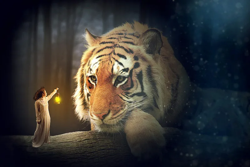 ROSSONIX Алмазная вышивка &quotТигр&quot 5D мозаика крестиком стразы мозаика| |