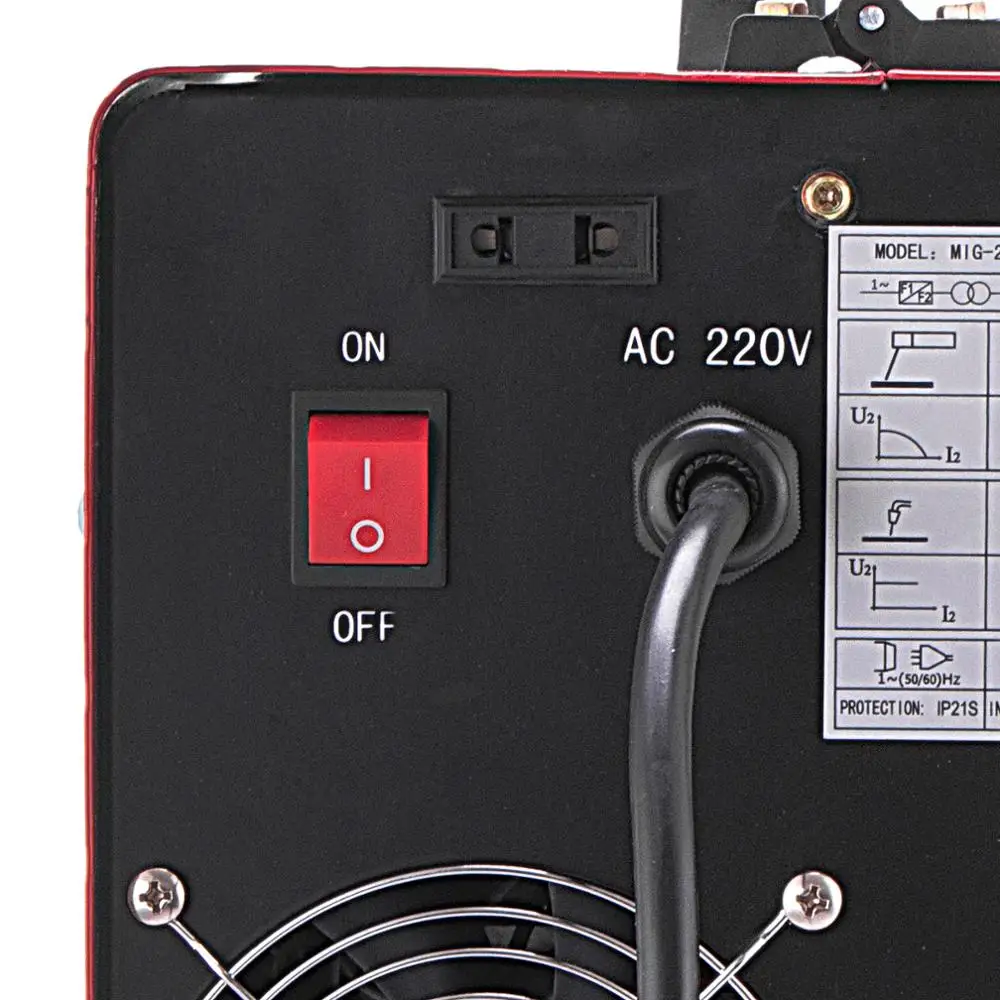 Сварочный аппарат MIG 280A CO2 IGBT инвертор сварочный газ/без газа MAG MMA 2 в 1 портативный