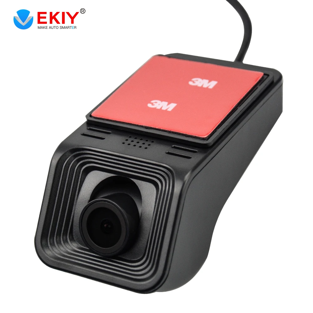EKIY-Cámara de salpicadero DVR Full HD 1080P para coche, reproductor de DVD, navegación Universal para Android, sistema de navegación