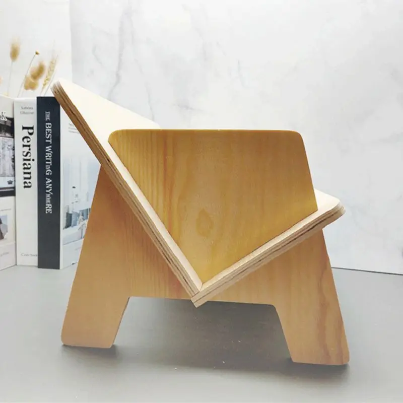 

DIY Assemble Wooden Book Shelf Simple Bookcase Shelves Table Student Organizer