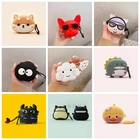 Мягкий силиконовый чехол для наушников Huawei Freebuds 4i, с 3D изображениями животных