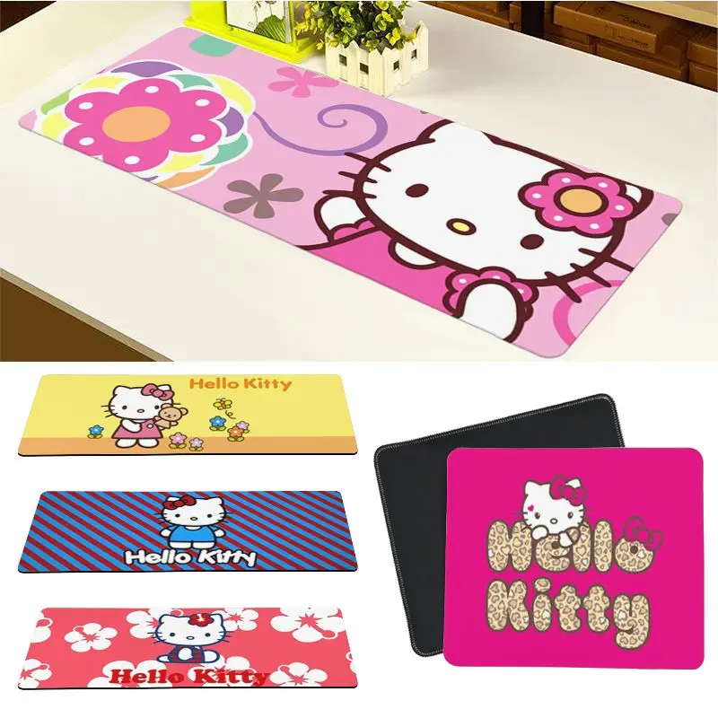 Maiya высокое качество розовый Hello Kitty кошка большой коврик для мыши ПК компьютерный