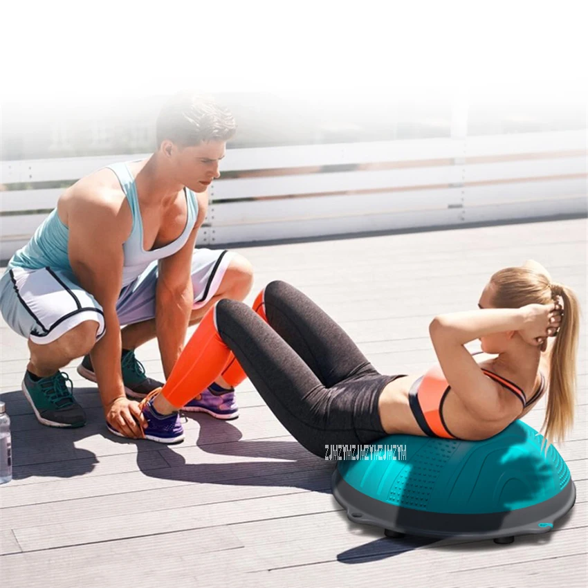 

MK2108 Yoga Fitness Balance Ball Thickened Half Fitness Ball Fitball Halfsphere Semisphere Pilates Wave Speed Ball