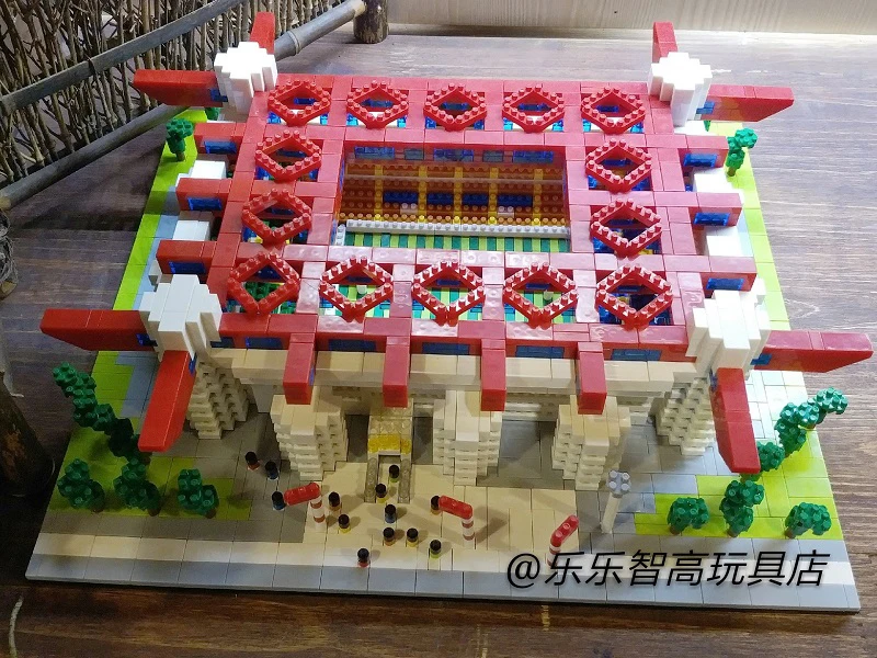 Международный AC Milan футбольный клуб Сан Сиро Meazza стадион модель мини диамон
