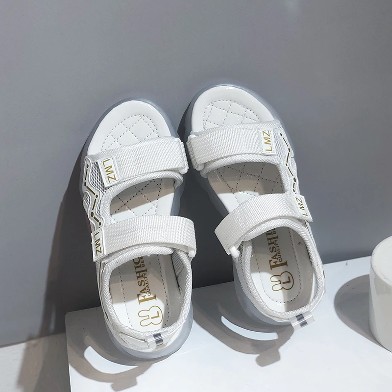 

Girls sandals 2021 new summer girls fashion online celebrity soft bottom non-slip children's sports beach shoes