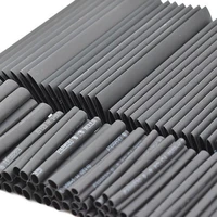 1 set cable sleeve black glue waterproof heat shrink sleeving tubing tube assortment kit au home accessories cable protector