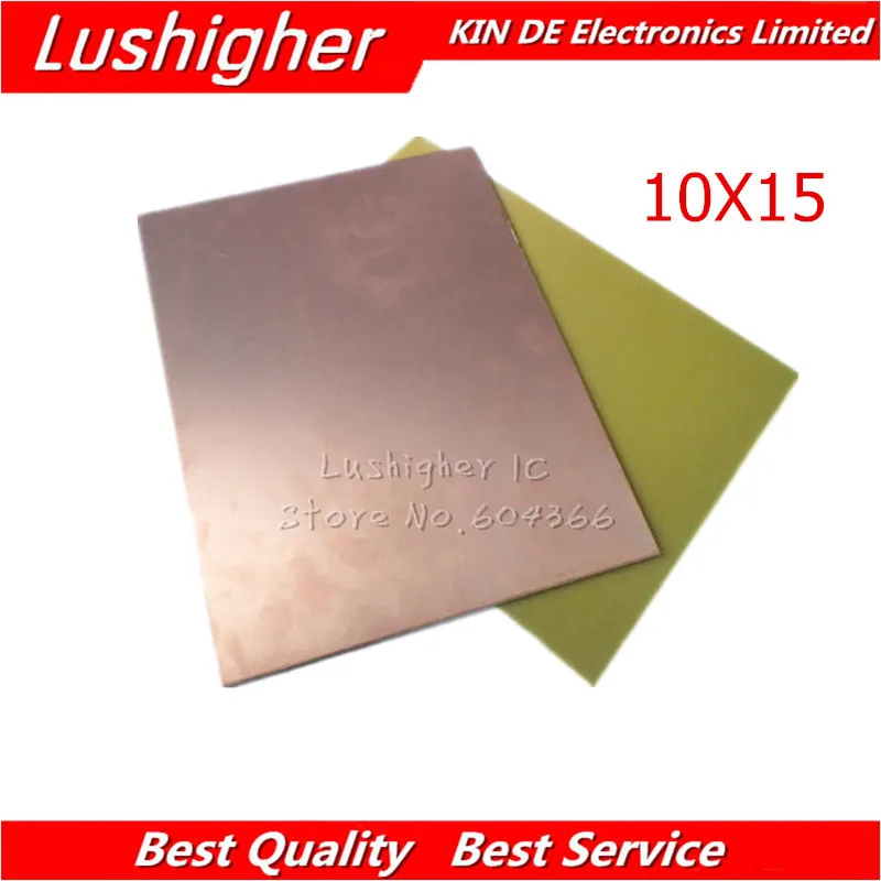 1 шт. FR4 PCB 10x15 см 10*15 односторонняя медная плакированная пластина DIY Kit