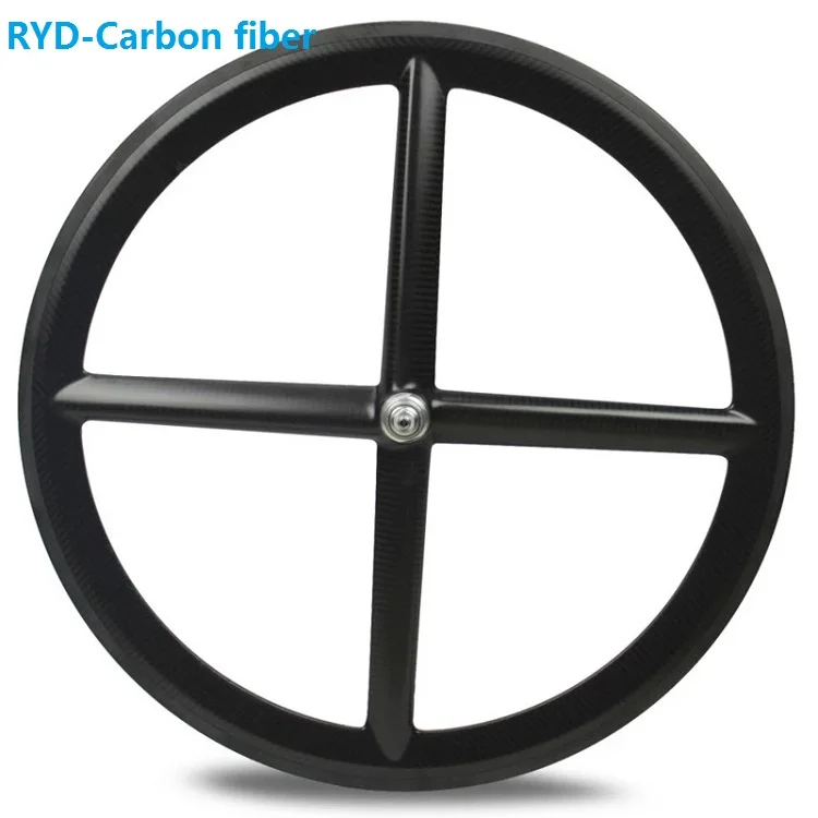 

HULKWHEELS 700C Carbon 4 spoke wheel high performance clincher bicycle wheelset carbon four spoke wheel carbon road bike wheels