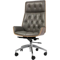 office chair ergonomic desk chair pu leather computer chair executive rolling swivel adjustable high back task chair for home