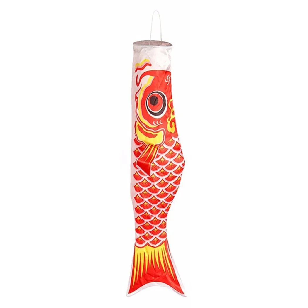 

Waterproof Japanese Koinobori Wind Sock Wire Mouth 60cm Length Carp Fish