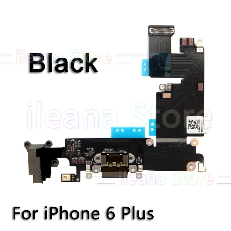 6 Plus Black OEM USB порт зарядное устройство док-станция гибкий кабель для iPhone 6 6s 7 8 Plus док-станция для зарядки с микрофоном Flex - Цвет: 6 Plus Black
