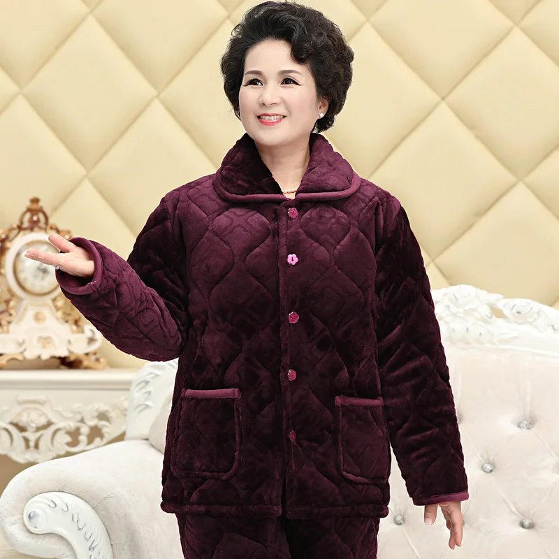 

Толстые зимние женские пижамные комплекты, теплые женские пижамные комплекты, одежда для сна с животными, пижама, женская одежда для сна, до...